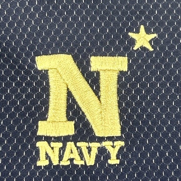 USNA‎ Navy Midshipmen Jacket Men's XL Blue Under Armour Full Zip Cold Gear - Picture 2 of 11